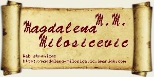 Magdalena Milošičević vizit kartica